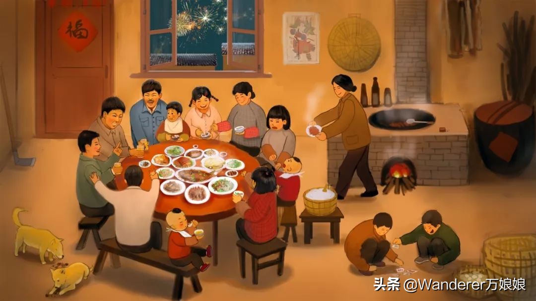 关于春节的英文祝福语和翻译,新年到福来到拜年语