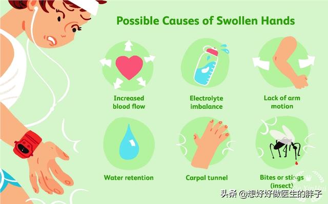 一跑步手就肿怎么回事,走路跑步身体发痒什么原因