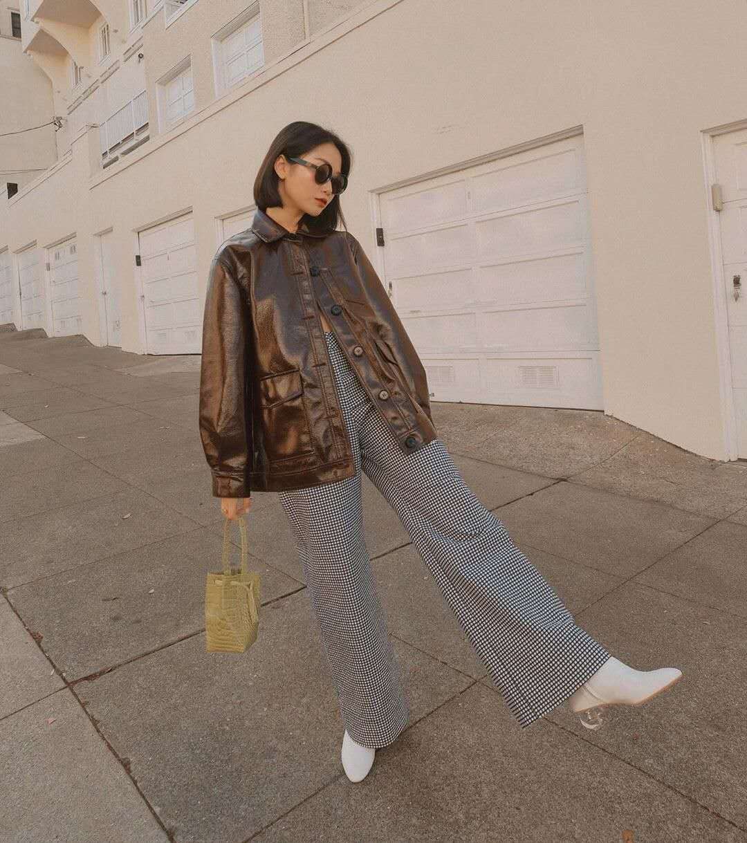 155小个子阔腿裤穿搭上衣,每个女生都应该尝试的阔腿裤穿搭