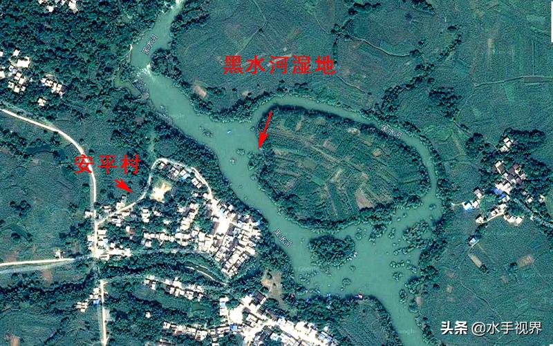 广西大新黑水河湿地,广西大新黑水河风光