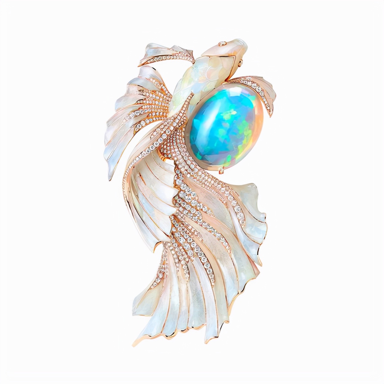 将鱼之美在首饰上完美演绎,宝诗龙仙气缭绕,国风首饰意境优美