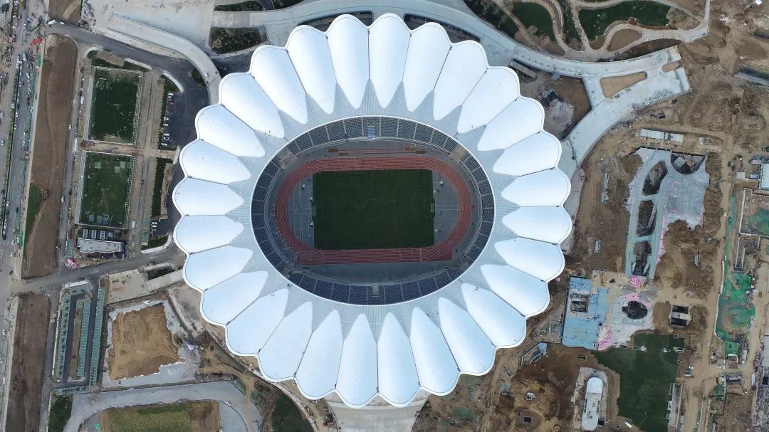 西安浐灞生态区奥体中心,西安奥体中心最新图