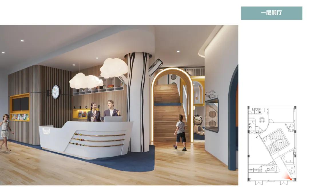 “盒子”在空间中的运用——厦门早教中心