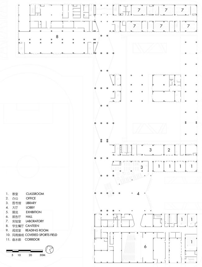 天津泰达一中——神奇的“麻花辫”