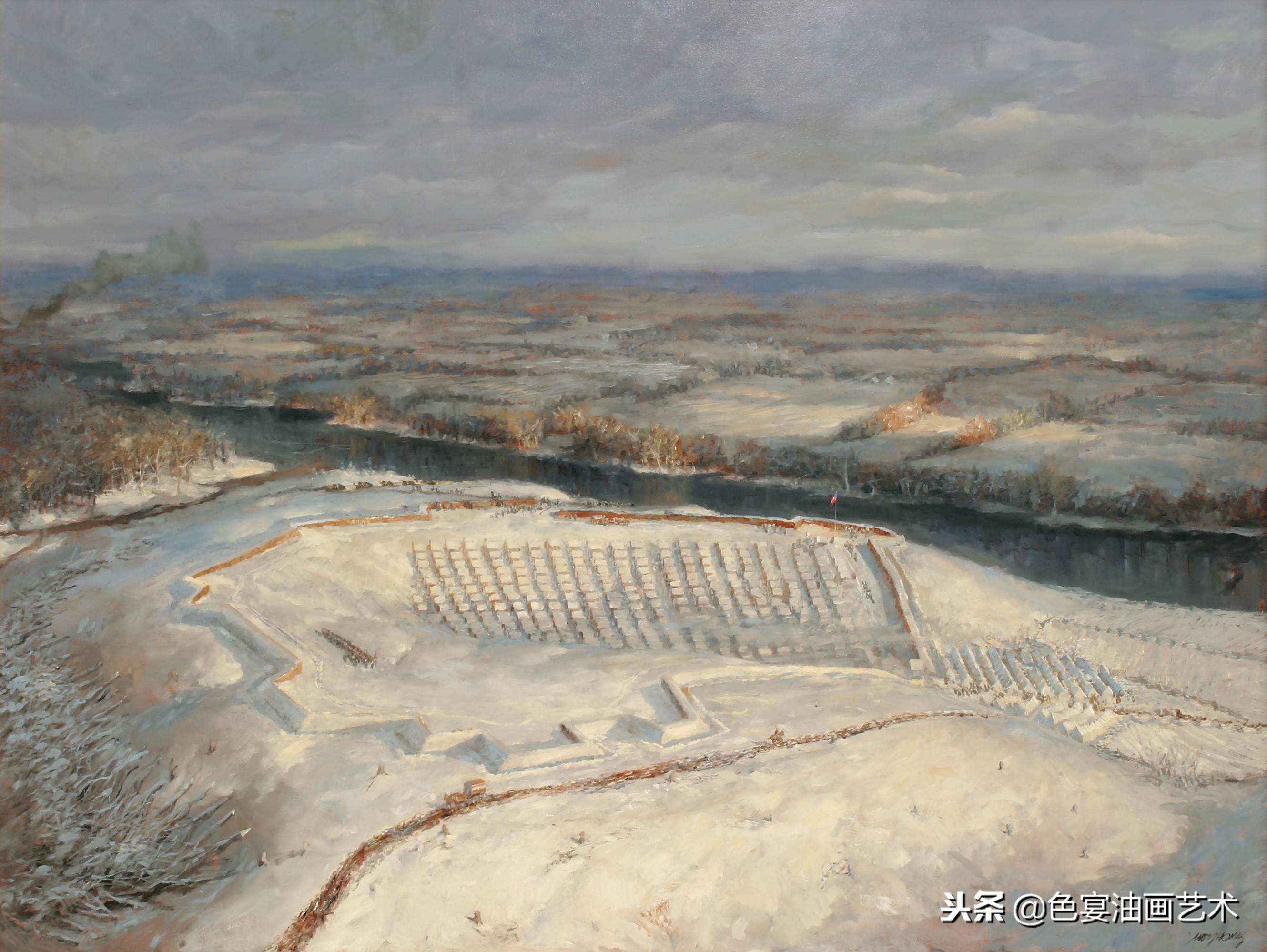 俄罗斯油画大师风景油画教程视频,油画大师油画风景创作教学视频