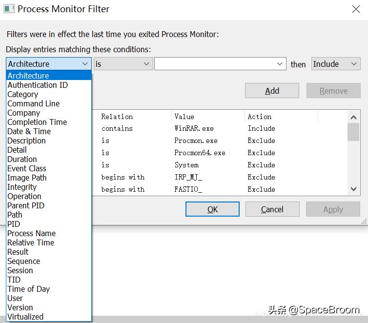 四十九,Procmon软件基本用法及文件进程、注册表查看