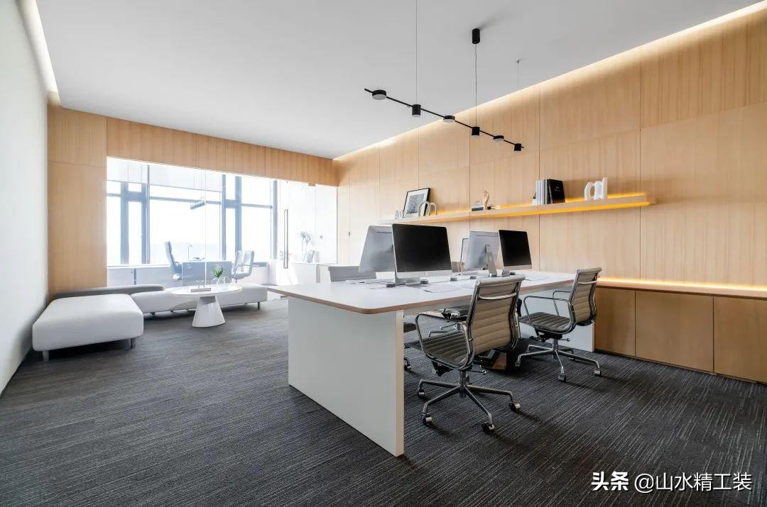 中国十大公装设计「山水精工装」丨赋予自然情绪的办公样板间
