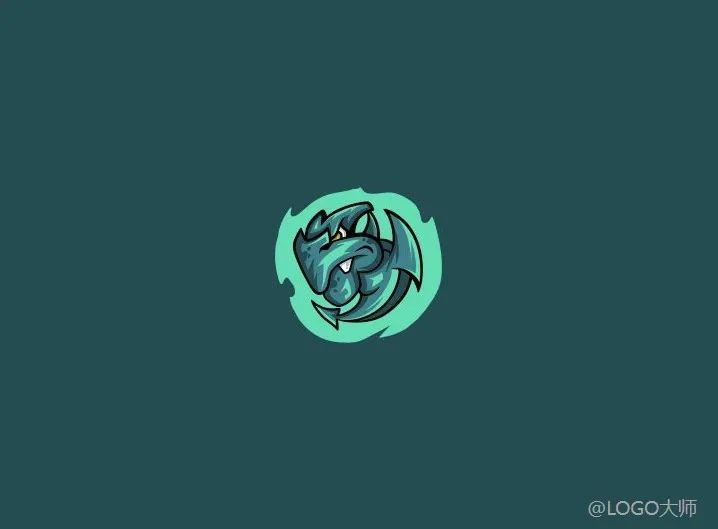 龙主题创意logo设计欣赏,龙logo设计中国风