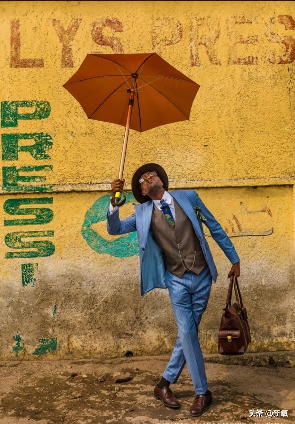 捡垃圾也要穿名牌,非洲贫民窟绅士精致起来有多野?