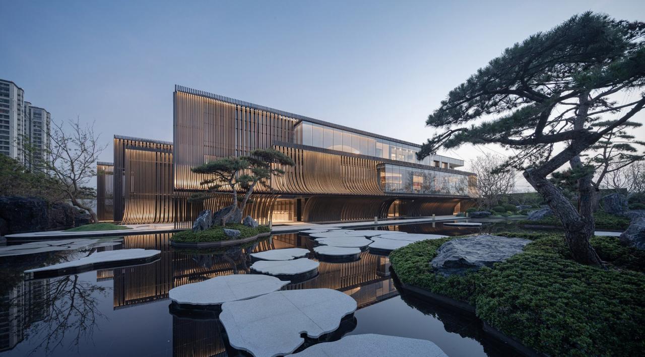 美的禹洲大河实景,扬州美的禹洲大河艺术馆