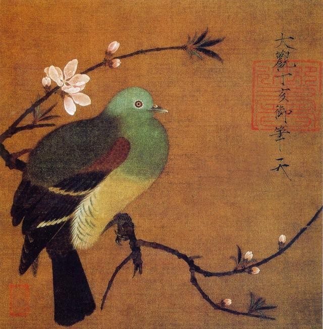 宋画花鸟虫鱼卷,宋画里的花鸟图片