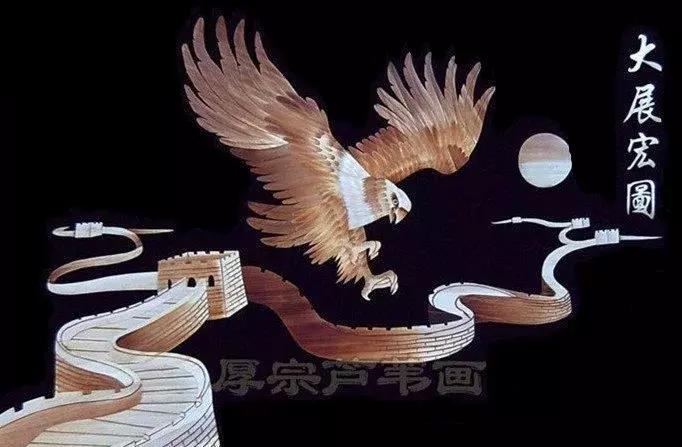 麦秆画芦苇画,最好看的麦秆画