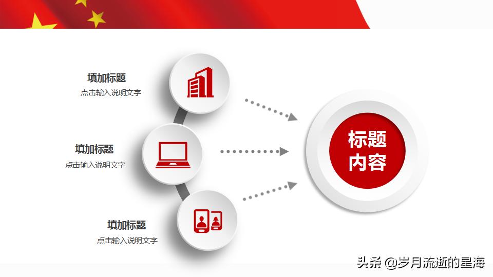 党建红色大气ppt模板,高端党建模板ppt