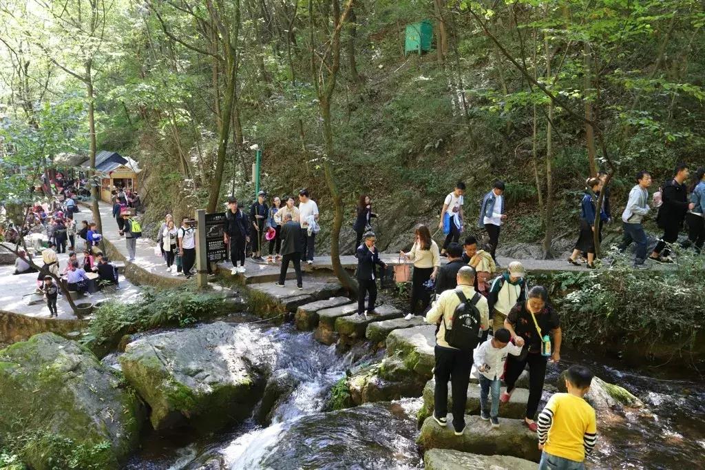 洛阳重渡沟景区夜景,洛阳重渡沟之山水篇