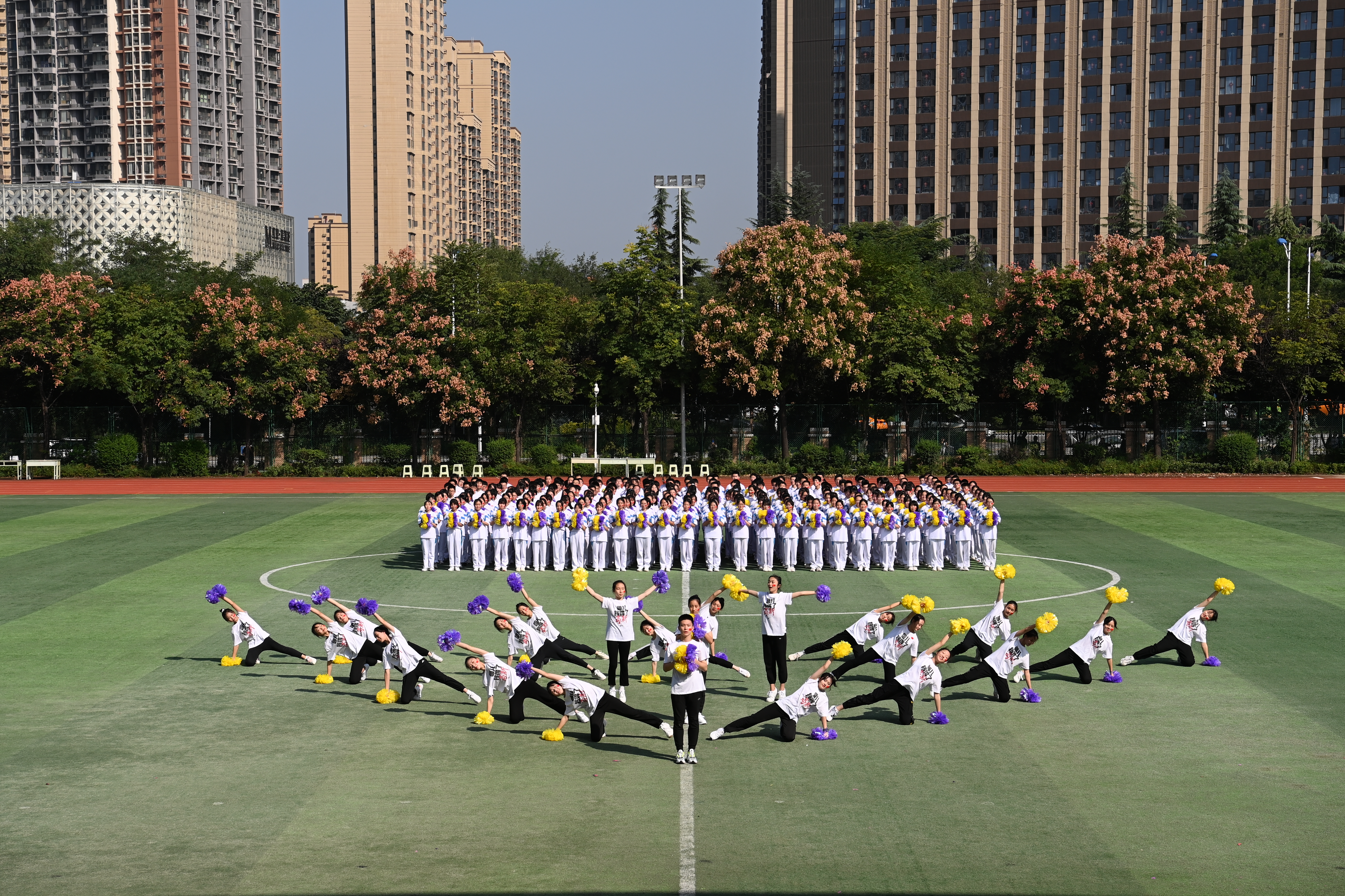 运动有我逐梦不息——记高新一中南校区第25届校运会开幕式