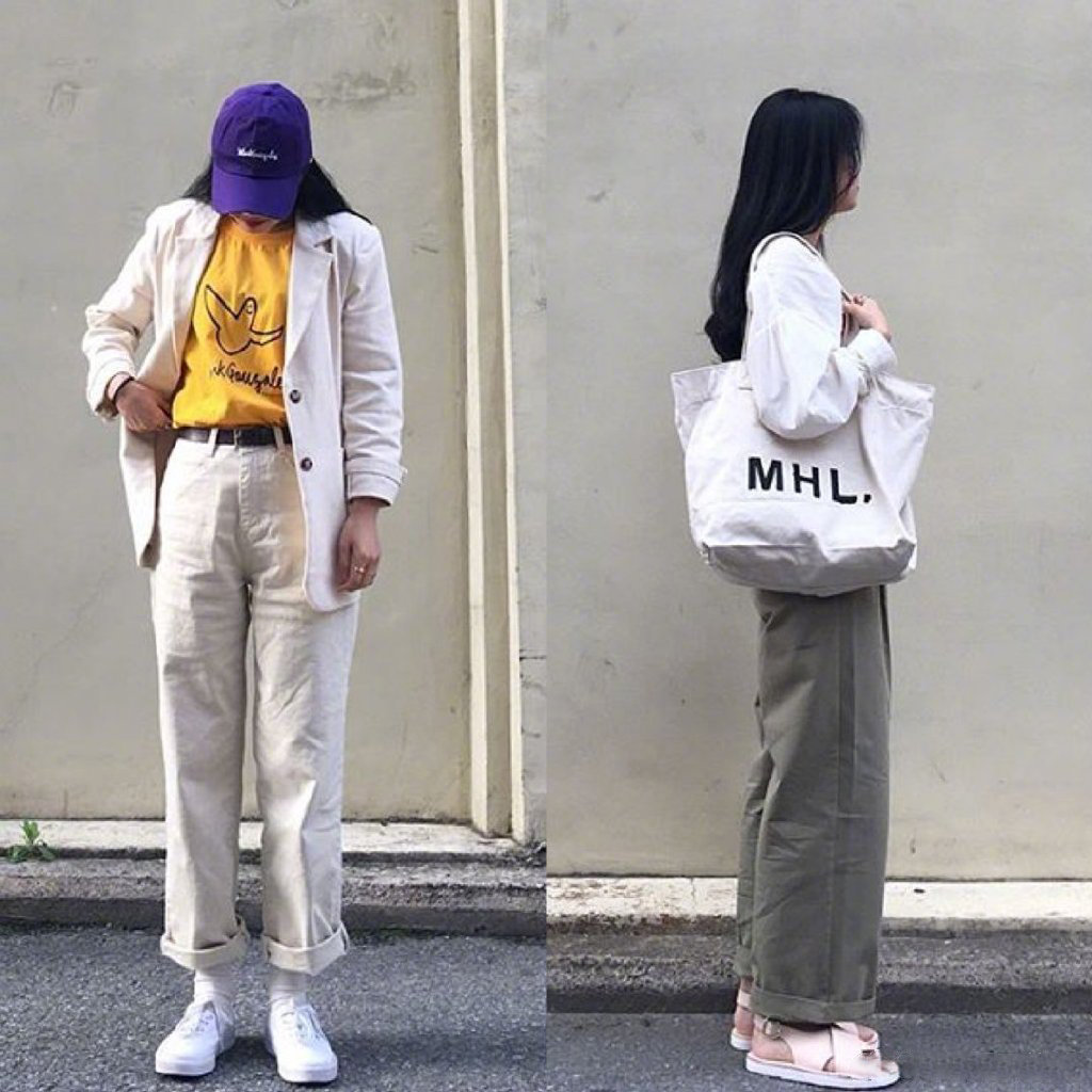 一条白裤如何穿搭多种风格,秋冬格子裤穿搭方法