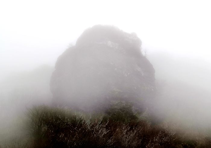 雨中的梵净山景色,烟雨梵净山