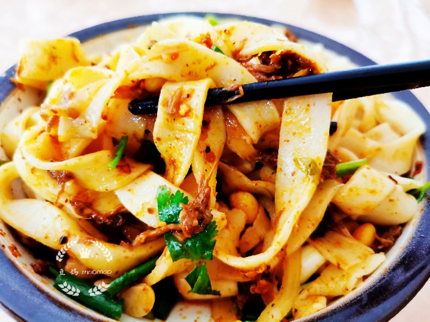 陕西妈妈的手擀面,小时候最爱吃的手擀面