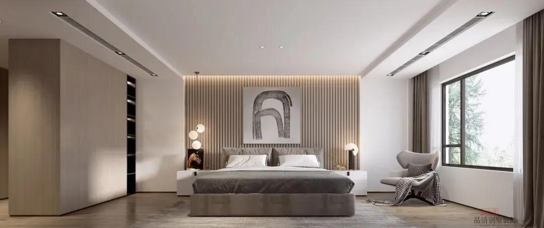 700平米现代轻奢装修效果图,大户型现代轻奢设计