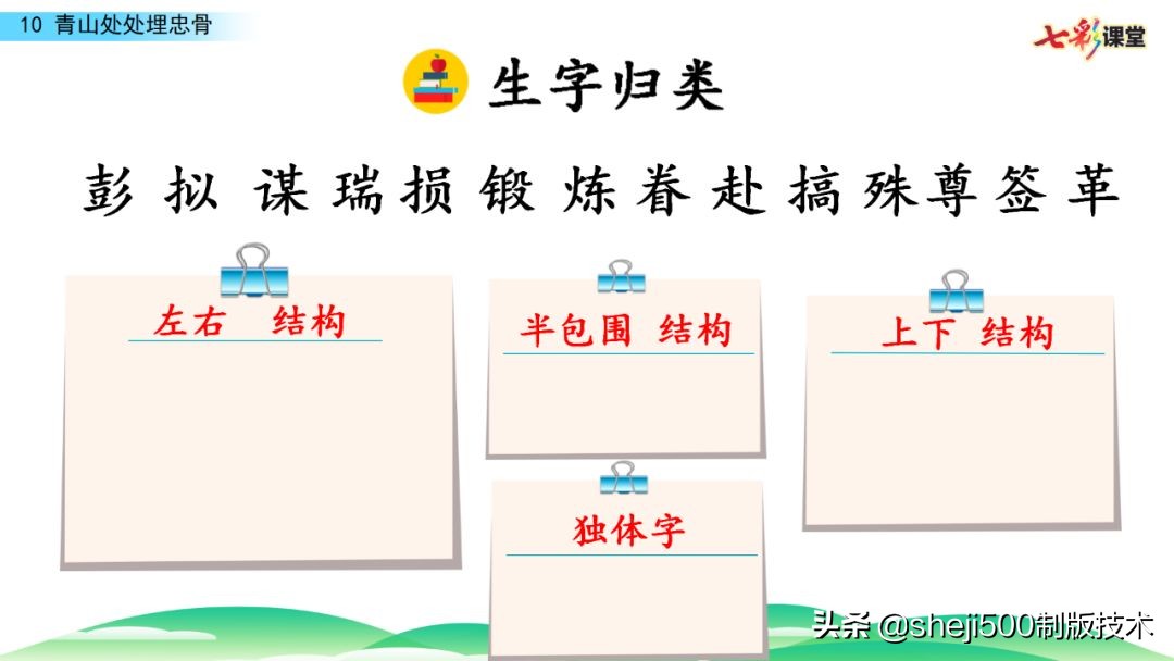 五年级下册青山处处埋忠骨的预习,五年级语文11课青山处处埋忠骨