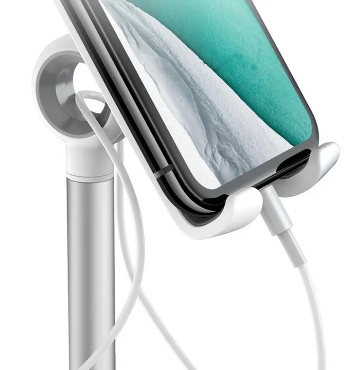 平视不低头平板支架,懒人手机支架360可旋转落地