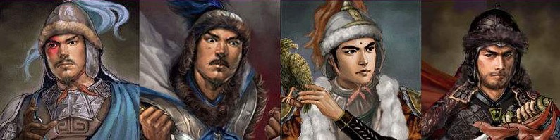 成吉思汗中的四杰是谁,成吉思汗四杰四个儿子叫什么