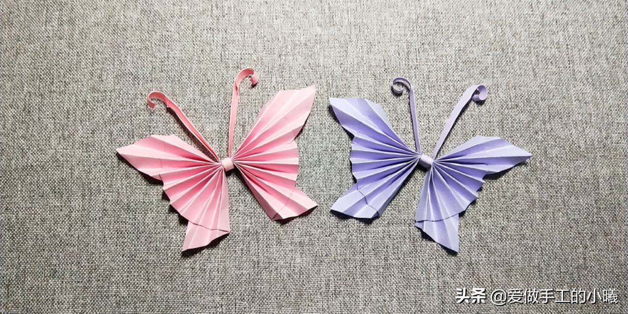 蝴蝶折纸大全简单又漂亮一张纸,小蝴蝶折纸简单教程