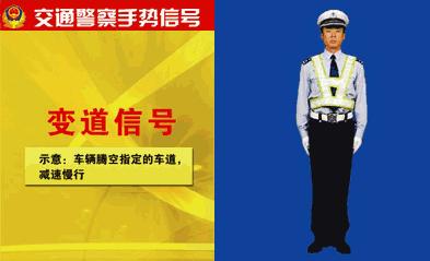 交警手势信号图解路上必备,交警手势一看就懂的小技巧