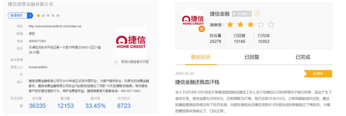 捷信2018年业绩,营收低迷