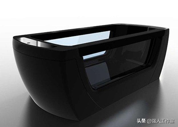 带浴缸的整体浴室卫生间,独立式超长款浴缸