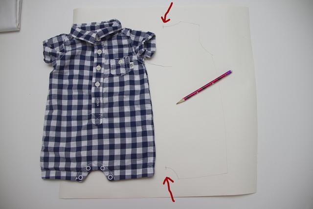 婴儿贴身连体衣制作教程,宝宝罩衣的制作教程