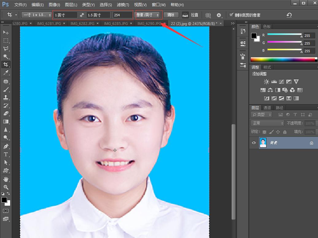 ps打印证件照怎么排版,ps做一寸证件照排版八张