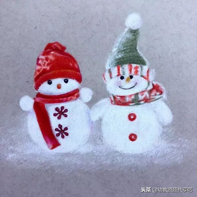 圣诞节雪人醒图绘画教程,怎么画简单的圣诞雪人