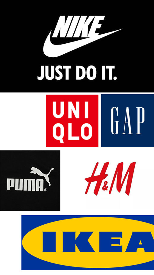 和hm同档次的牌子有哪些,和hm差不多的牌子还有哪些