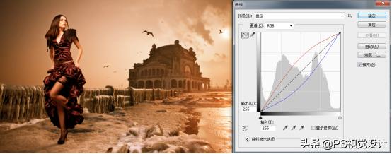 ps的曲线调色在哪里,ps调色曲线呈s型吗