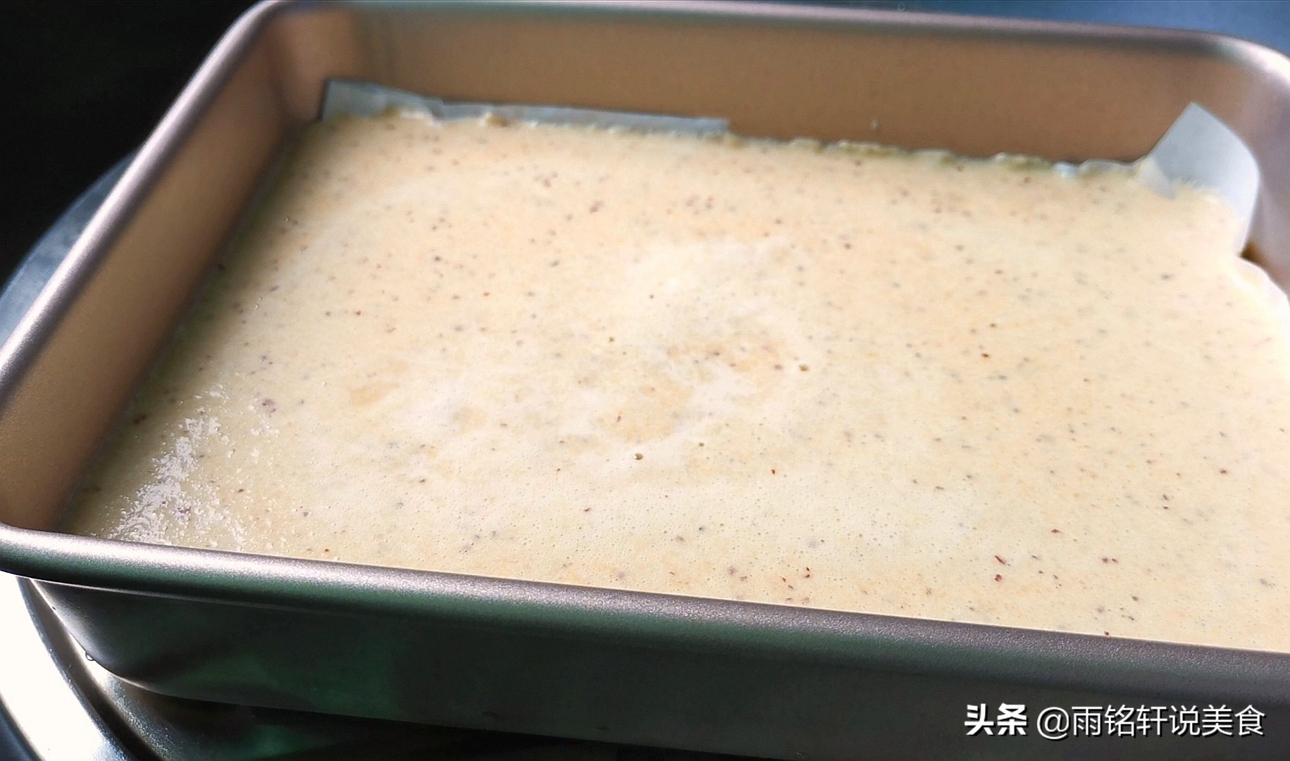 整粒小米做小米糕,小米做米糕的制作过程