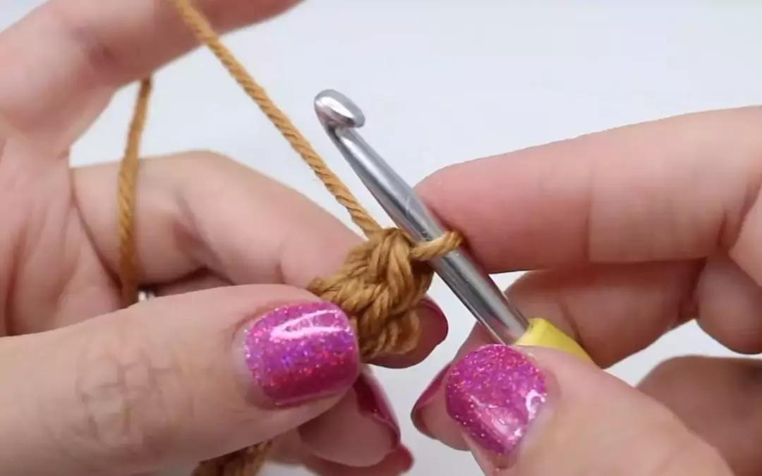 南瓜挂件钩针教程,钩针南瓜小挂件图解