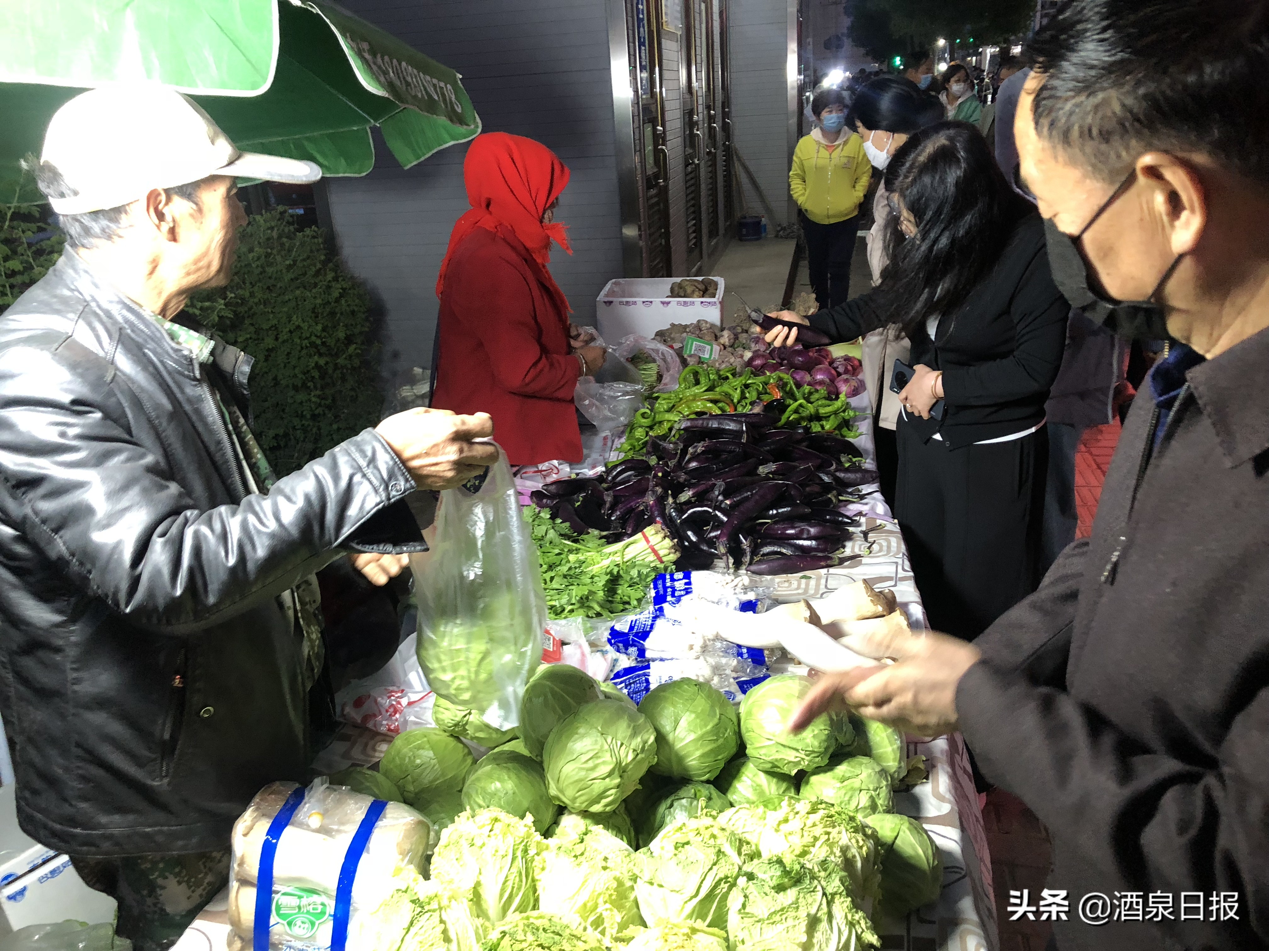 酒泉阳光市场夜市,酒泉夜市最新消息