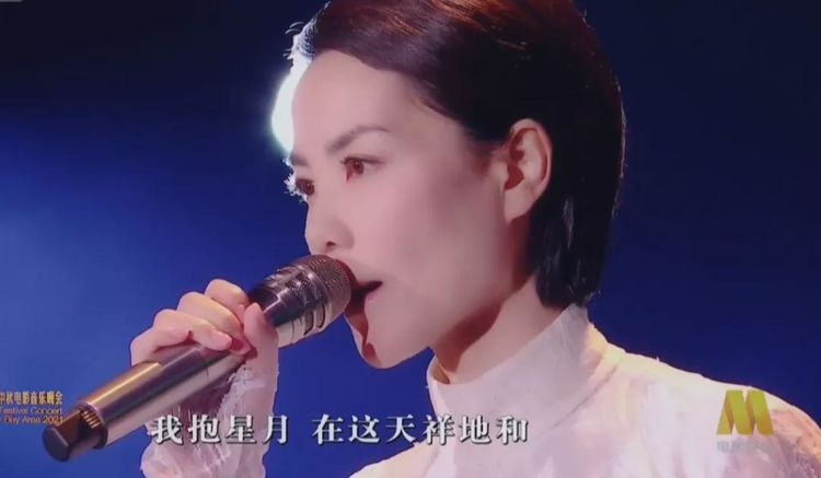 大湾区王菲出场谢霆锋表现,谢霆锋看王菲演唱会的视频