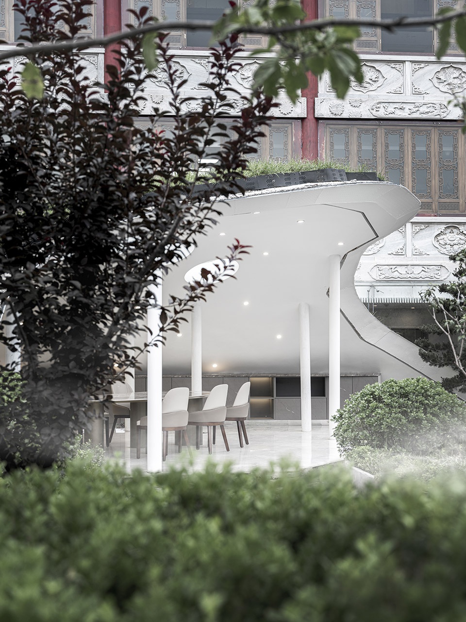 中国传统四合庭院的人文办公综合体升级改造