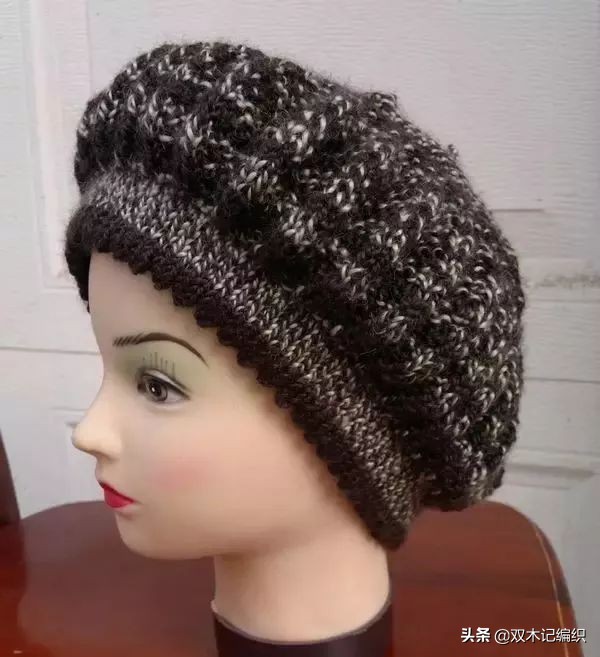 冬天中老年毛线帽子编织教程,棒针编织中老年帽子教程