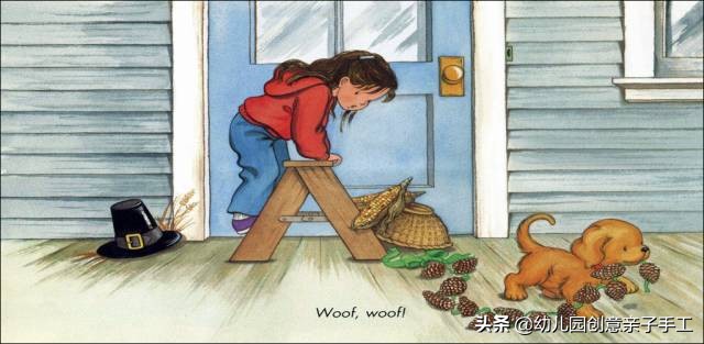 感恩节孩子英语启蒙选绘本,感恩节亲子绘本作品幼儿园制作