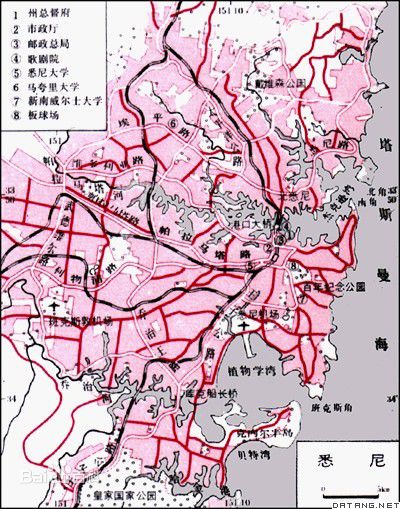 世界城市城建排行,澳大利亚悉尼城市风景