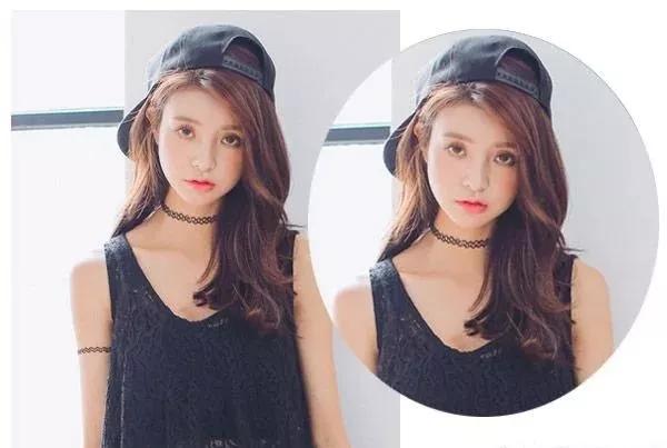 宽脸适合的发型图片女,宽脸女生适合的发型中长发图片