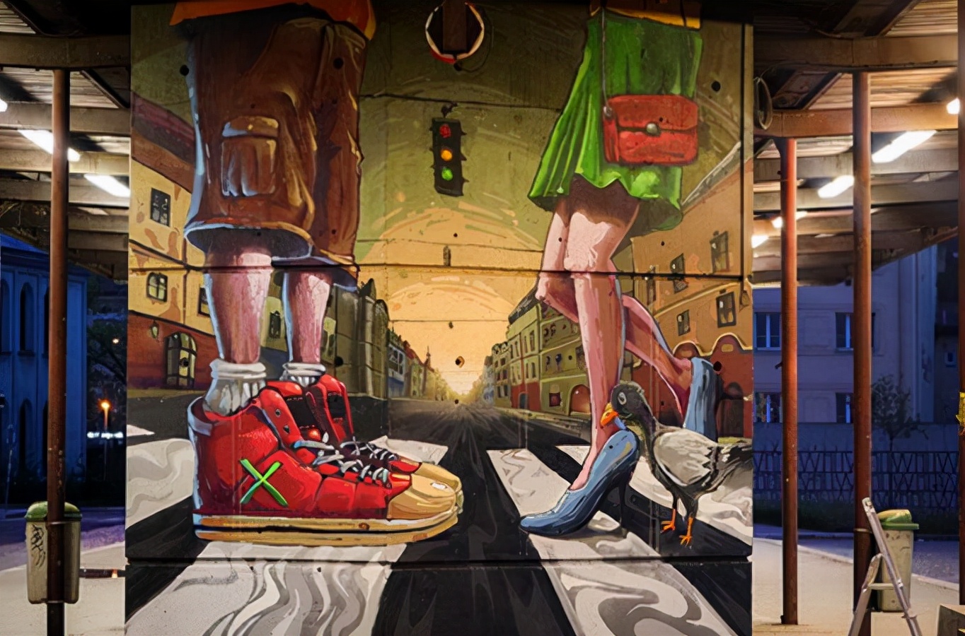 涂鸦墙绘艺术照,简单的涂鸦墙绘