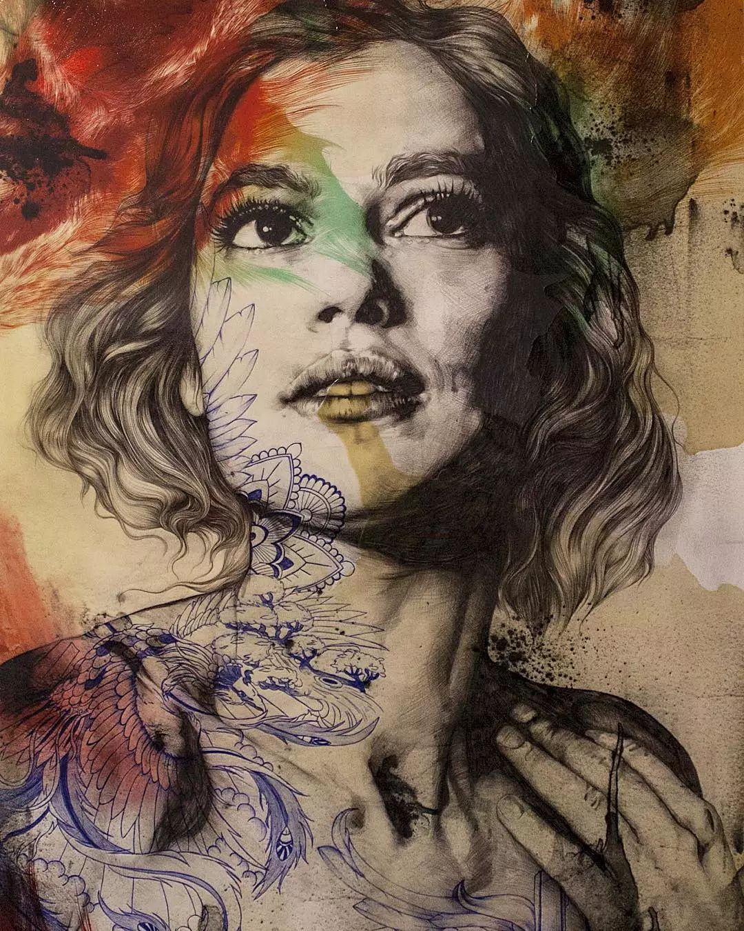 丙烯怎么画出素描效果,素描跟丙烯画