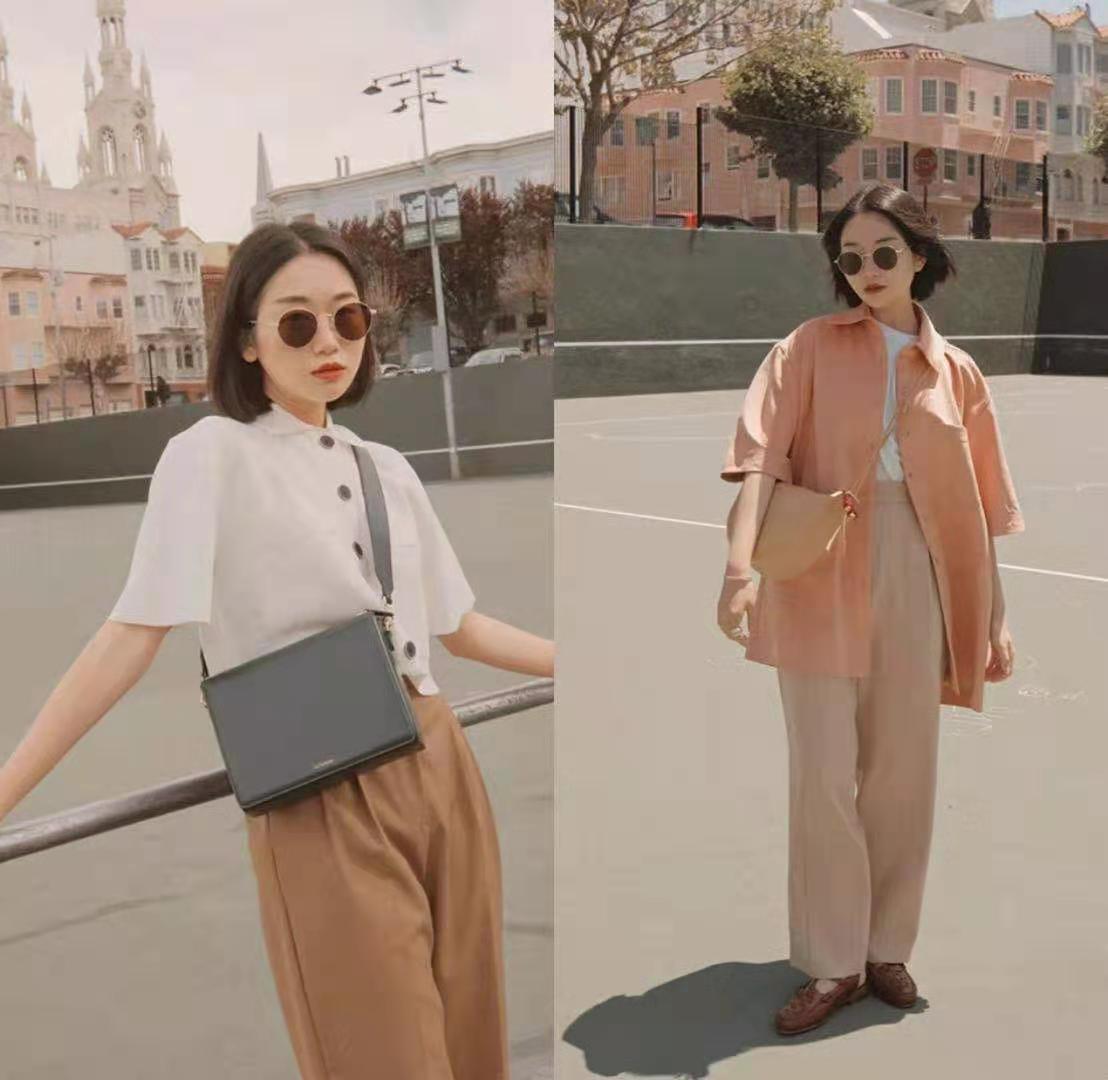 158小个子穿长款好看吗,小个子适合宽松款式衣服