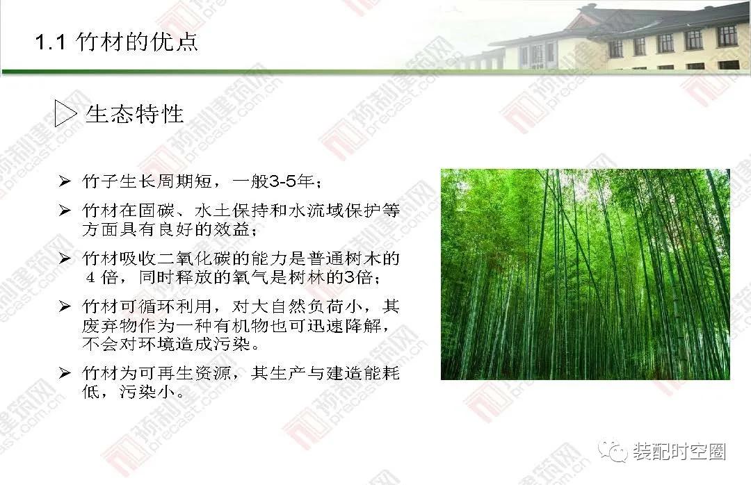 竹子环保炭的用途,建筑材料中竹材的作用