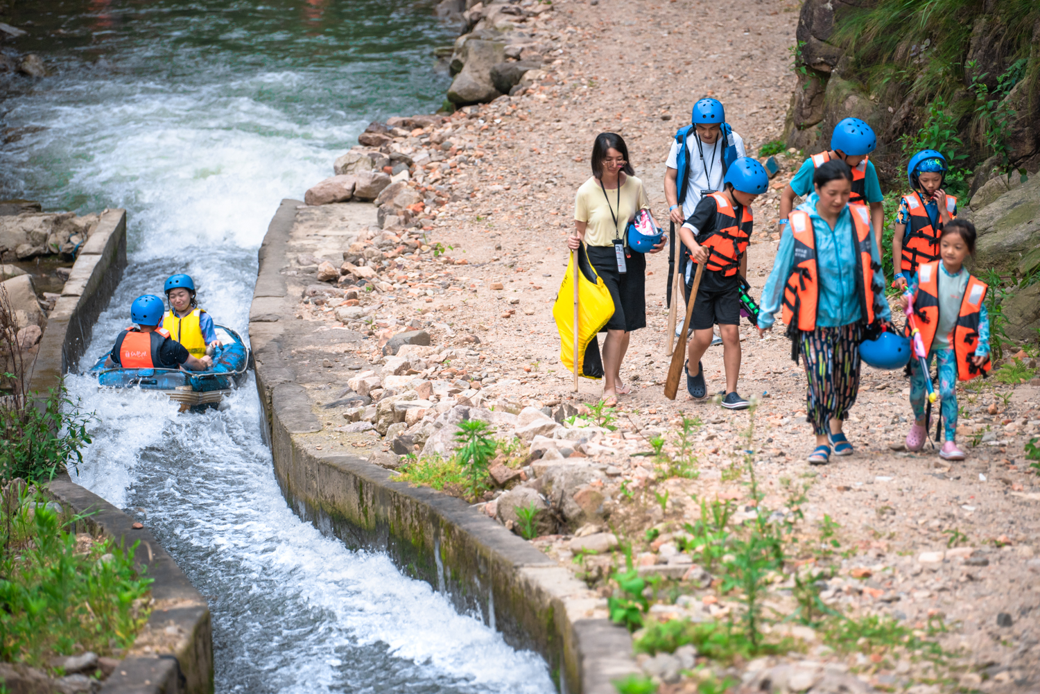 浙江小众漂流地--安吉仙龙峡:竹海水世界中峡谷漂流3km