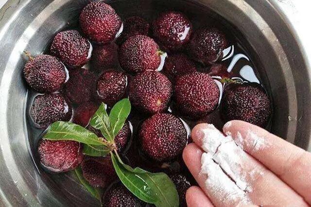 清洗杨梅时有小虫可以吃吗,洗杨梅别只会用盐